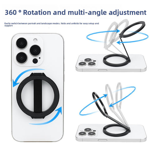 Double sided magnetic phone holder